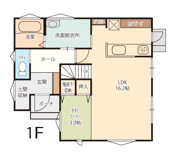 1F間取図です